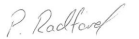 Peter Radford Signature